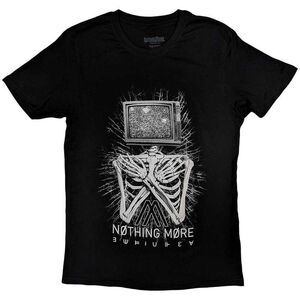 Nothing More Unisex Adult Not Machines Cotton T-Shirt / Black